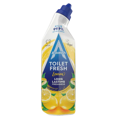 Astonish Zitronen Toilettengel 750ml Zitronen Toilettenreiniger Gegen Kalkablagerungen