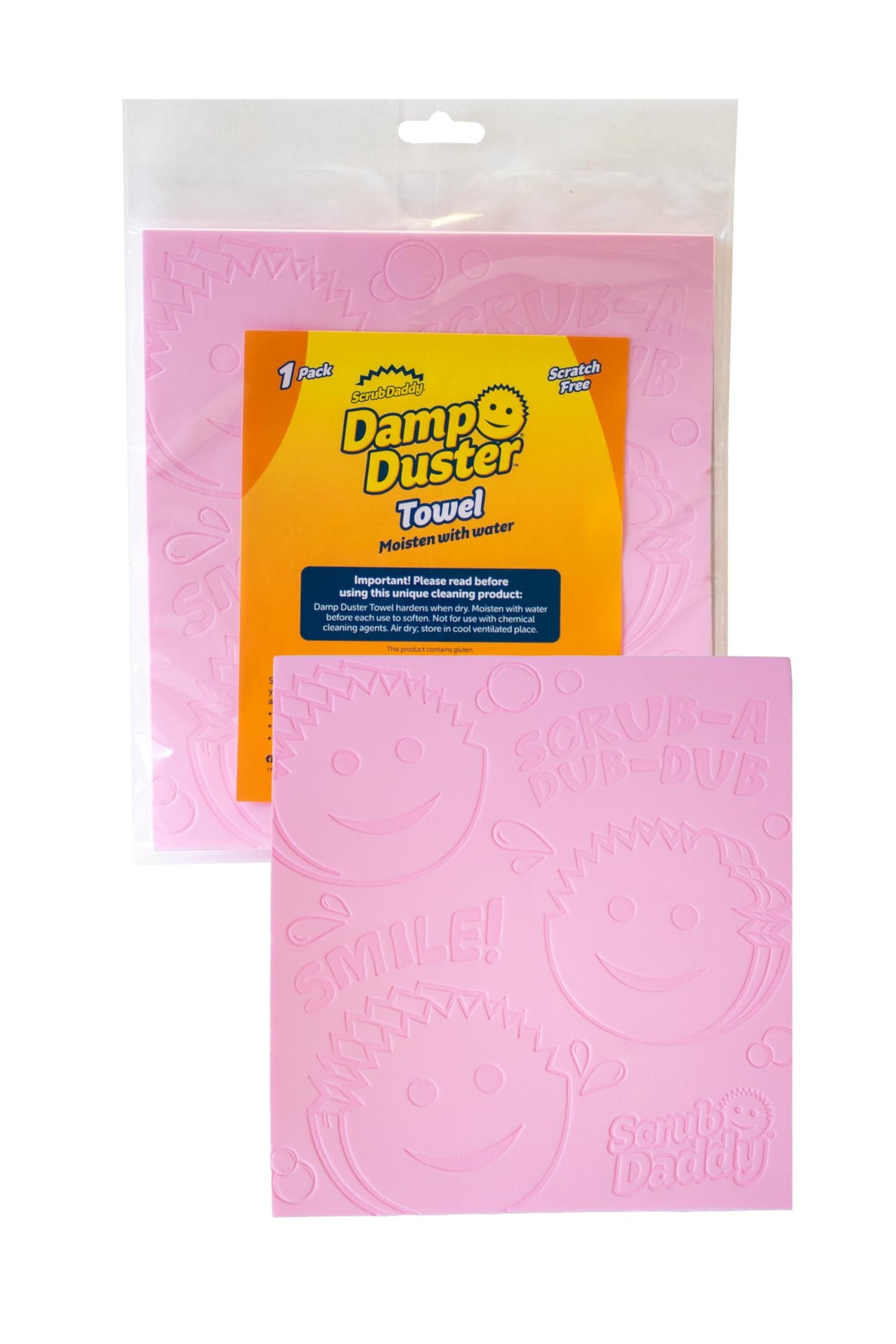 Scrub Daddy Damp Duster Towel - Roze