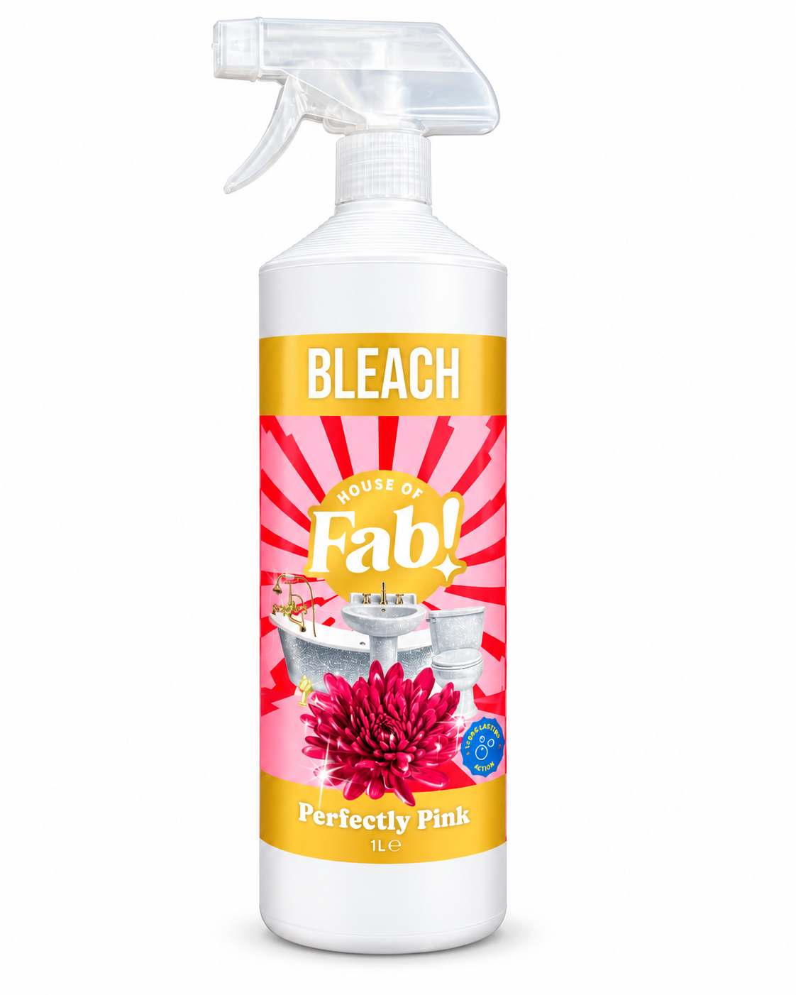 Fabulosa Bleach Perfectly Pink - Bleichreiniger-Spray - 1000 ml
