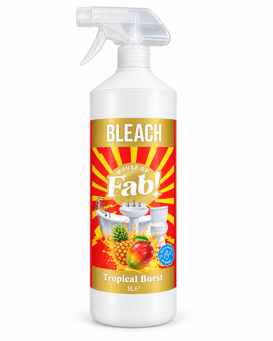 Fabulosa Bleach Tropical Burst - Bleichreiniger-Spray 1000ml