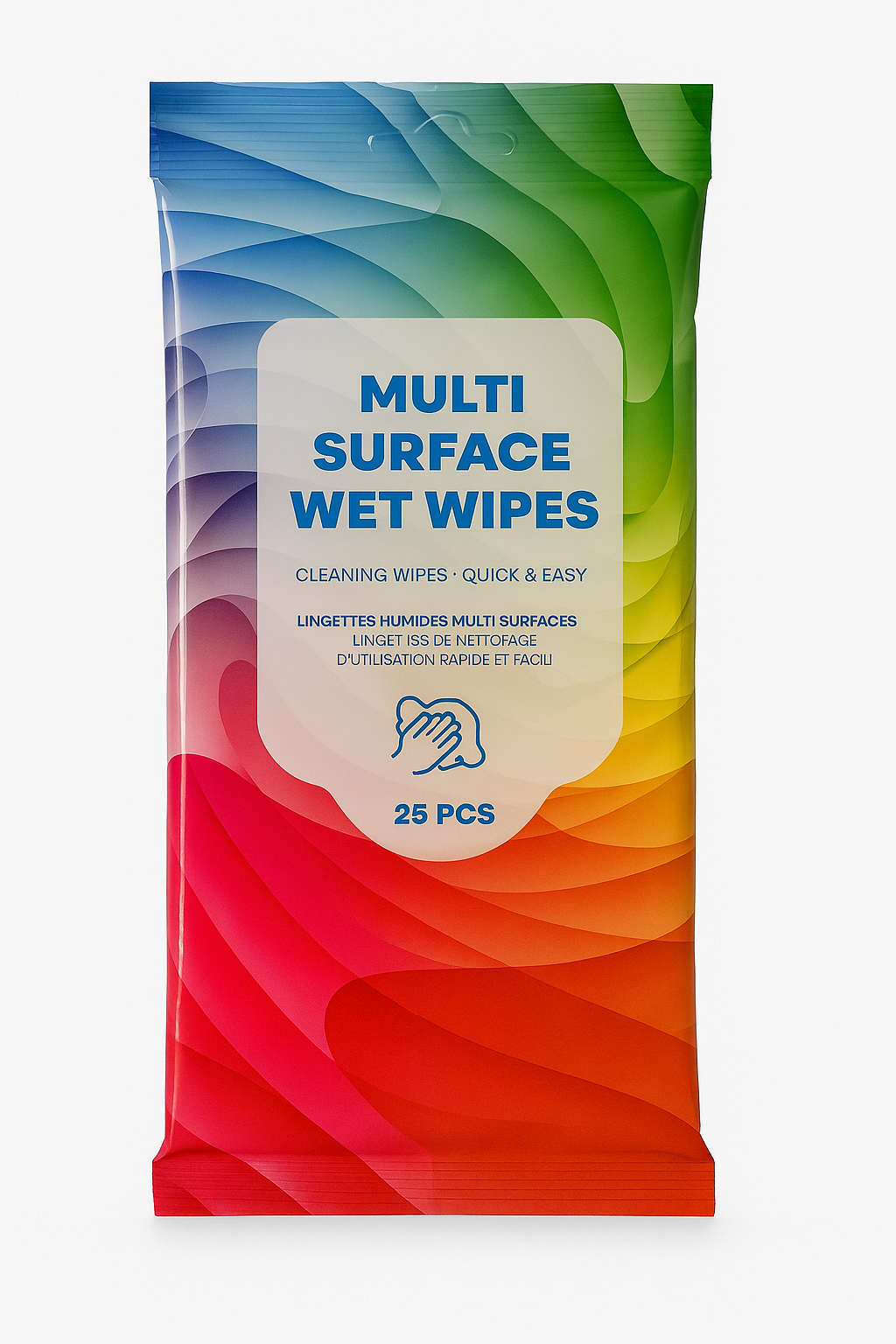 Chusteczki do czyszczenia wielopowierzchniowe – 25 sztuk – Do wszystkich powierzchni – Szybkie i łatwe sprzątanie