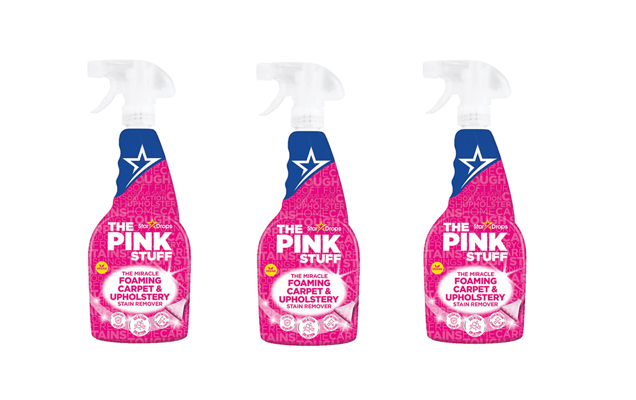 The Pink Stuff - Foaming Carpet & Upholstery Stain Remover 500 ml - 3 pack