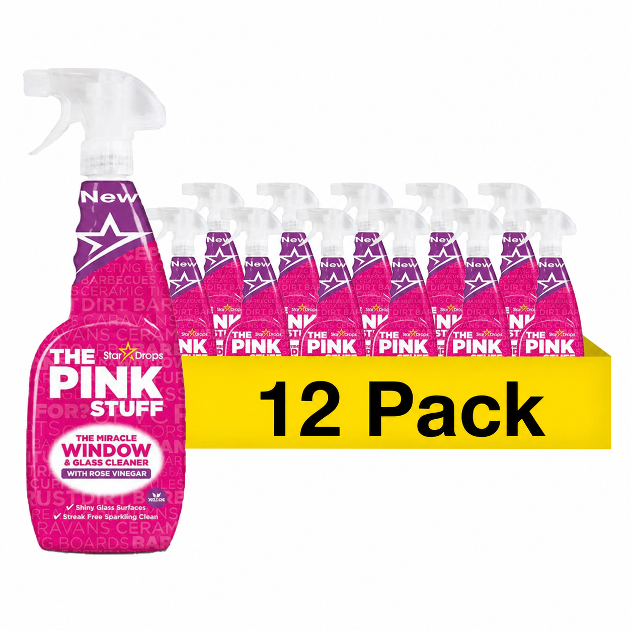 The Pink Stuff Nettoyant pour vitres 750ml - pack de 12