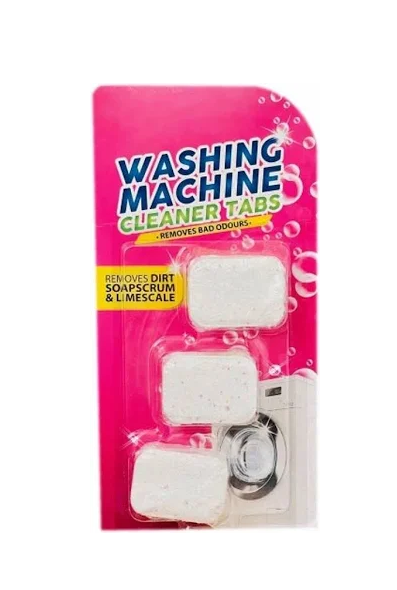 Tabletki do czyszczenia pralki - opakowanie 3 sztuki