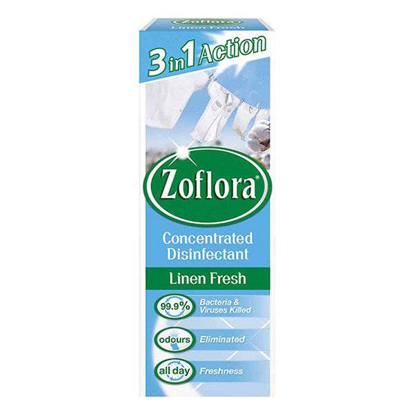 Zoflora Allesreiniger Concentraat – Linen Fresh (120 ml)