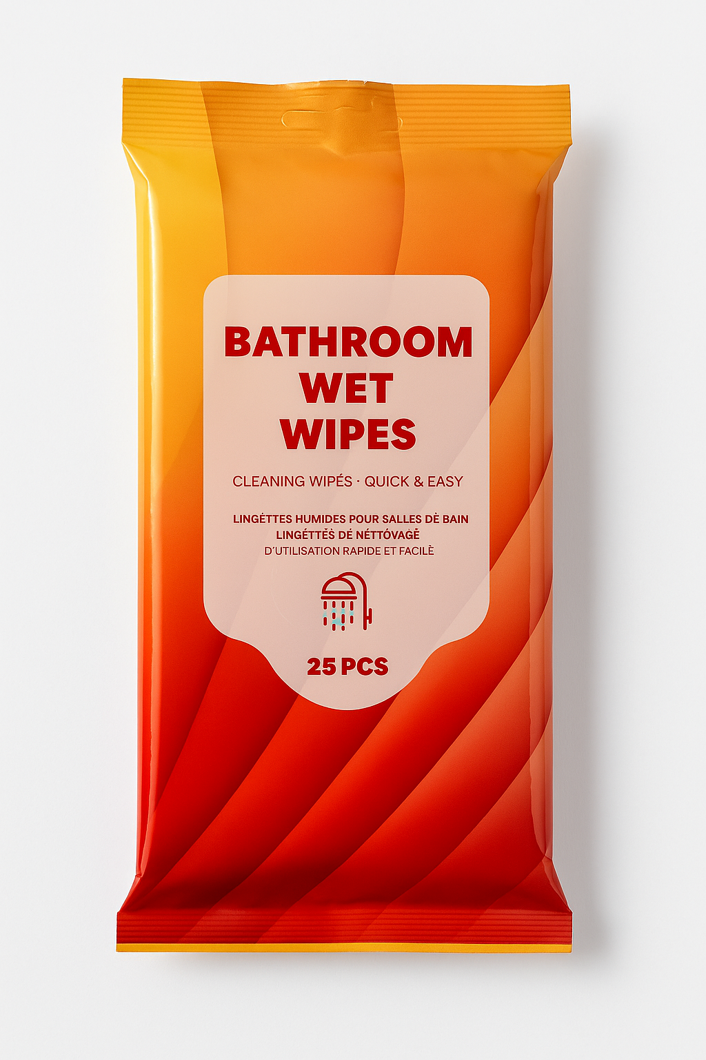 Bathroom Wet Wipes – 25 Stuks – Vochtige Reinigingsdoekjes voor Badkamer – Snel & Hygiënisch Schoonmaken