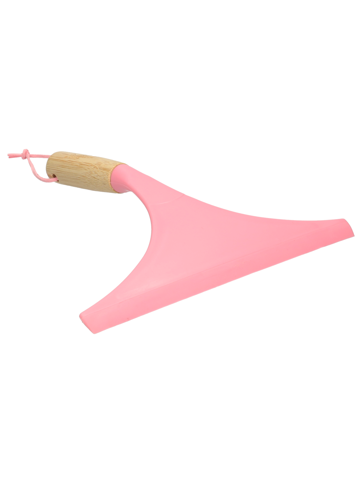 Różowa bambusowa ściągaczka do szyb