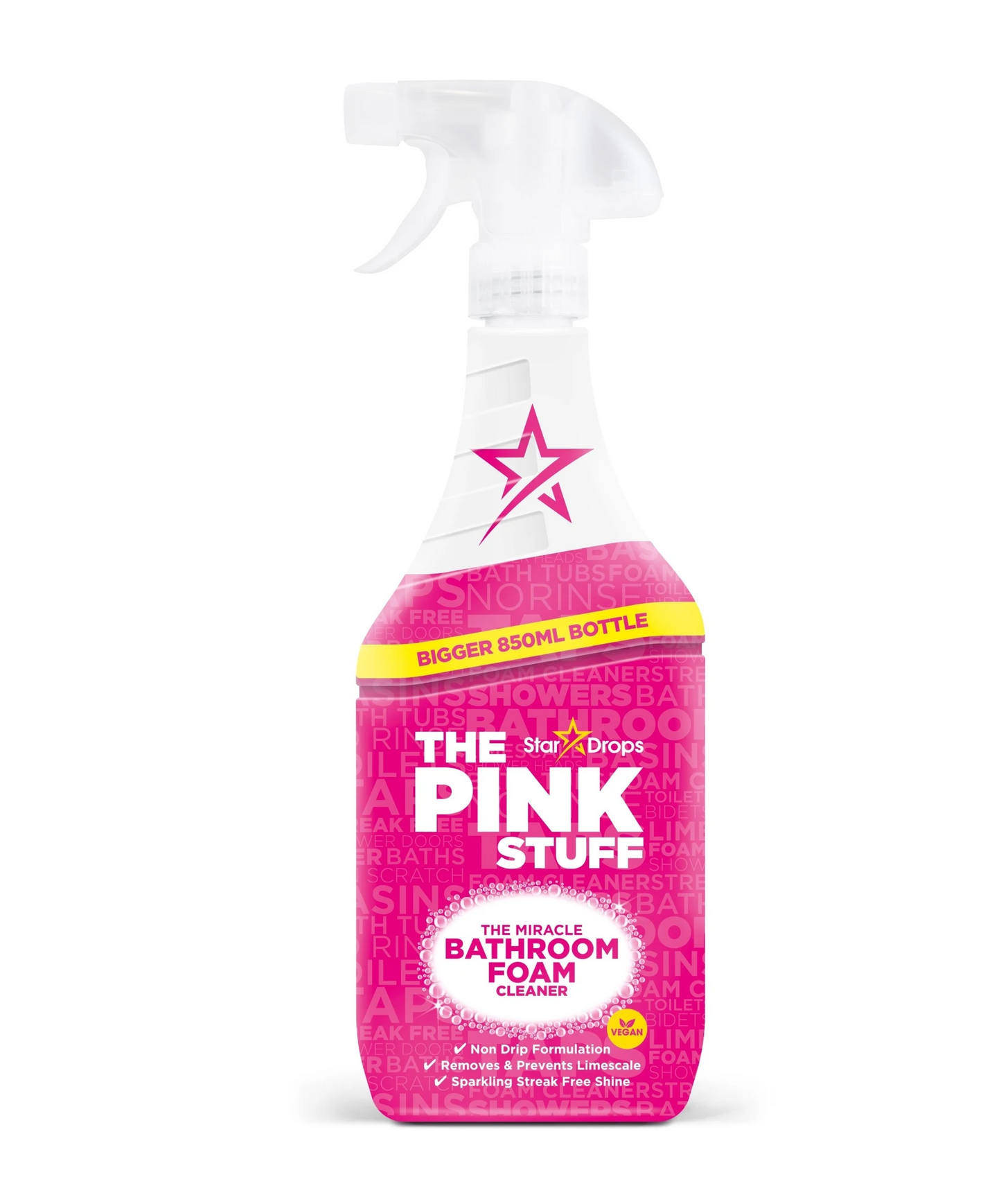 Stardrops The Pink Stuff - Bathroom Foam - Badkamer schoonmaakmiddel 850ml