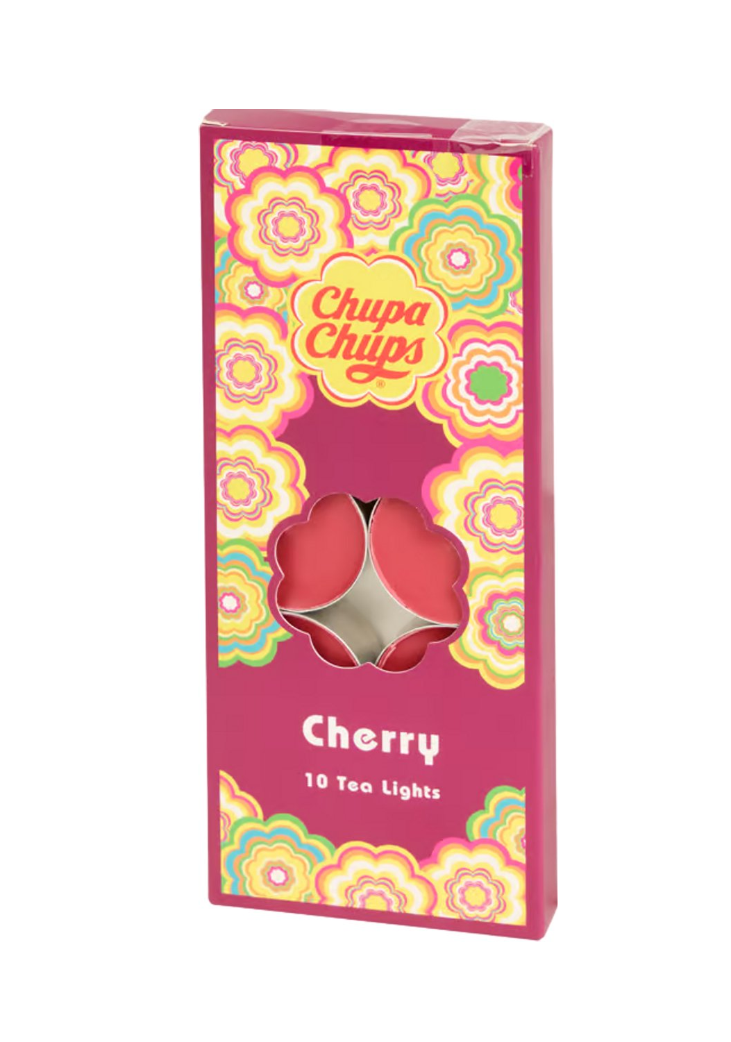 Chupa Chups Velas de té con aroma 10 unidades - Cereza