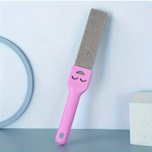 Paarse Toiletscrubber Puimsteen met Smiley