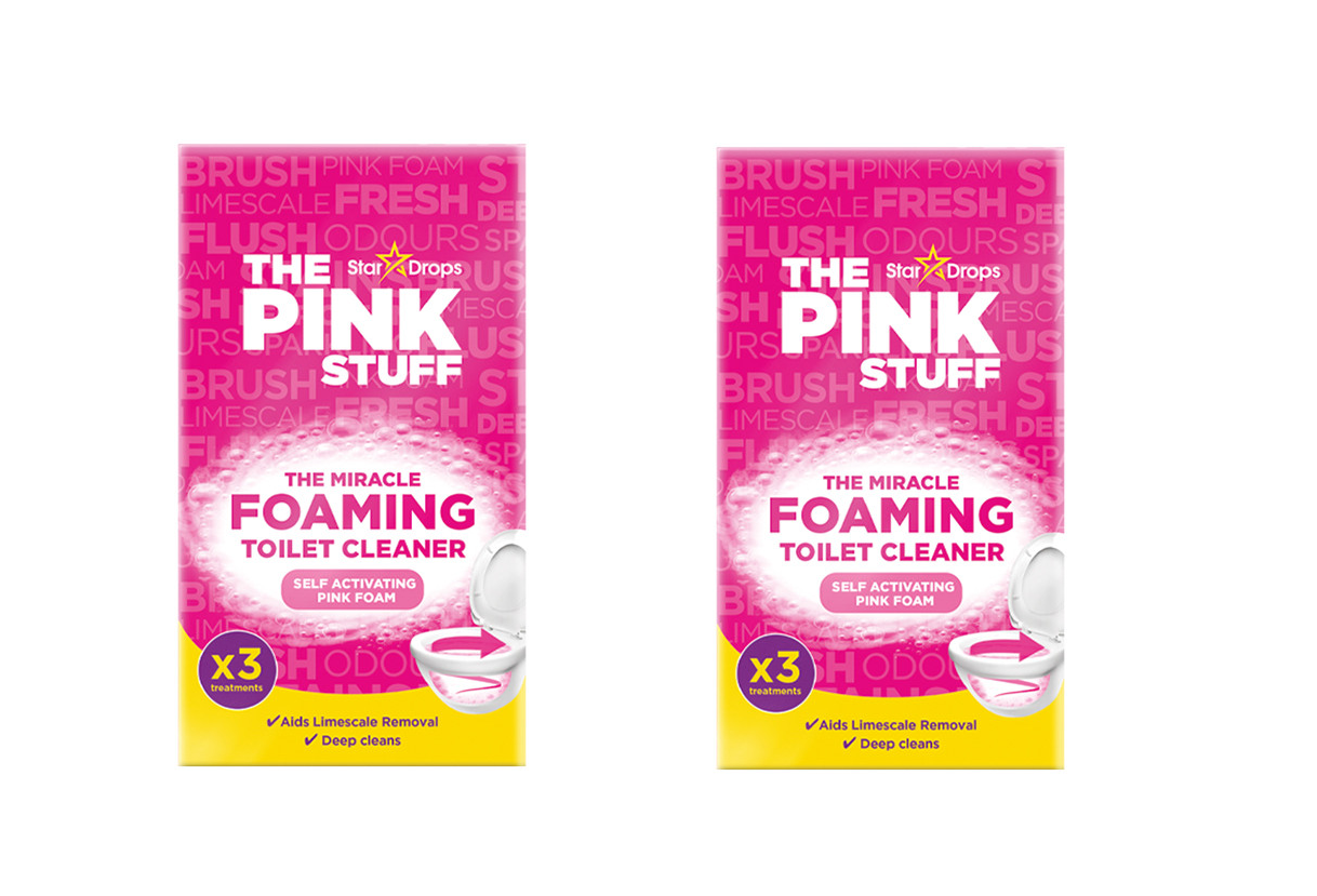 The Pink Stuff | The miracle foaming toilet powder | Toiletreiniger poeder | 6 x 100 gram