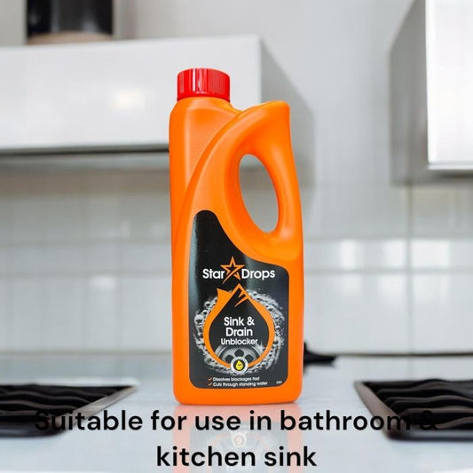 Star Drops Sink & Drain Unblocker 500ml – Krachtige Afvoerontstopper voor Direct Resultaat
