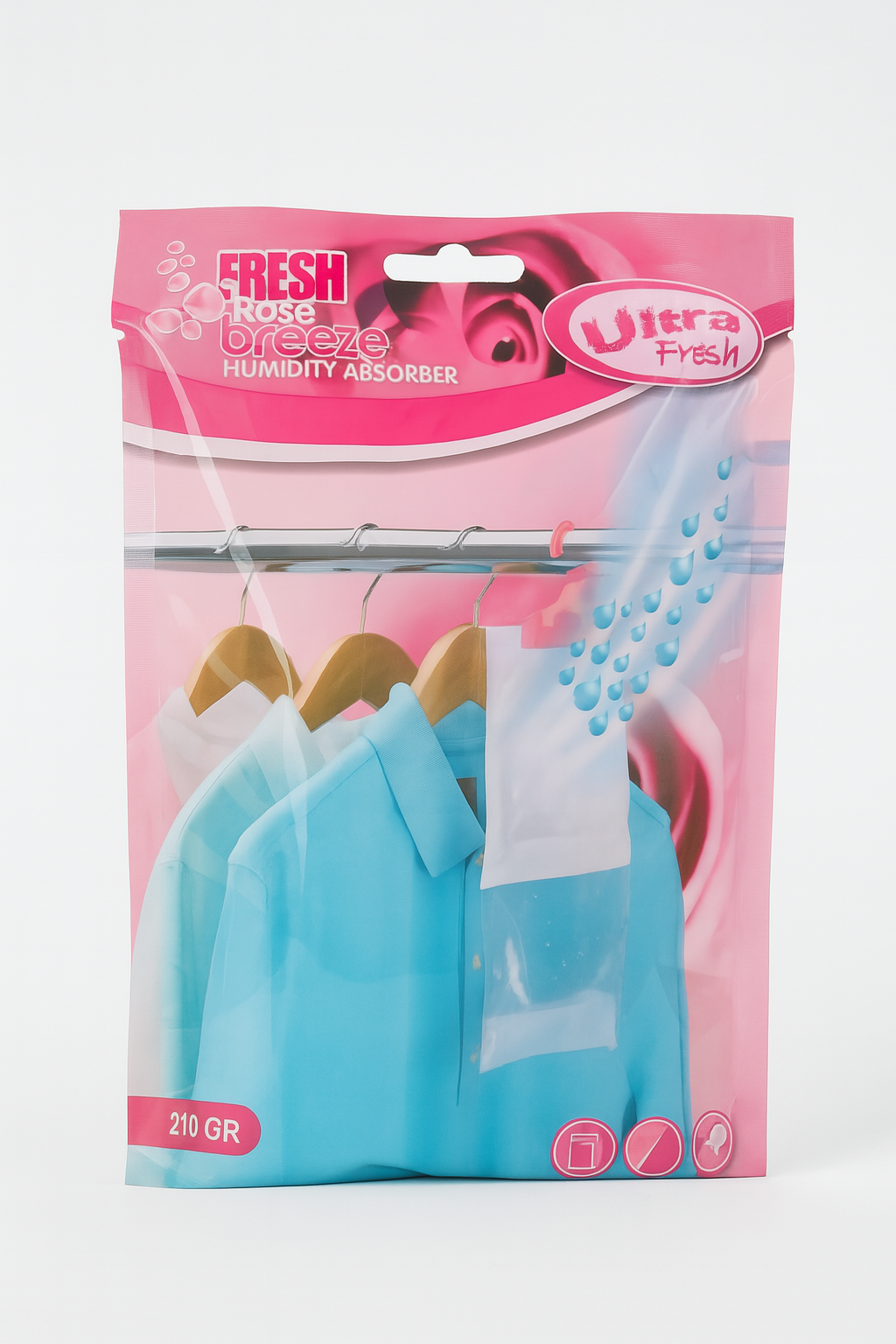Ultra Fresh Hangende Vochtvanger 210 g – Ocean Geur – tot 60 Dagen Bescherming