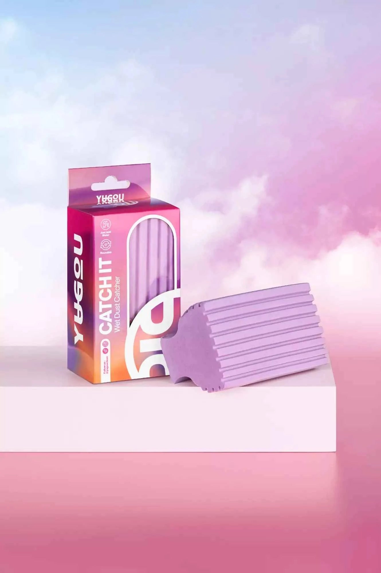 YUGOU Catch It Wet Dust Catcher | Herbruikbare Stof Spons