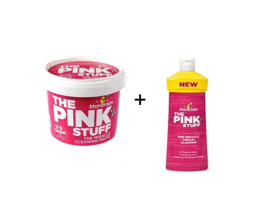 Pink Stuff Wonderpasta + Fles Schuurmiddel