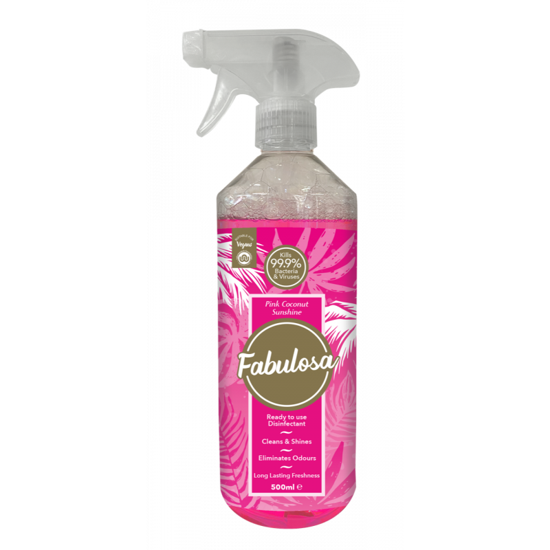 Fabulosa Disinfectant Spray Pink Coconut Sunshine