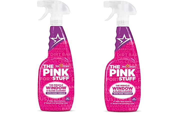 Stardrops The Pink Stuff Glass Cleaner - 2-pack - 2 x 750ml