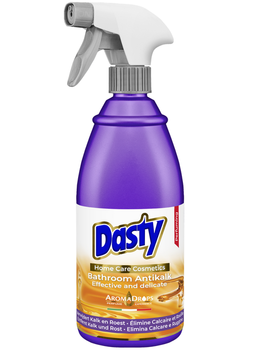 Dasty Spray Limpiador de Cal – Elimina Cal y Residuos de Jabón en Baño
