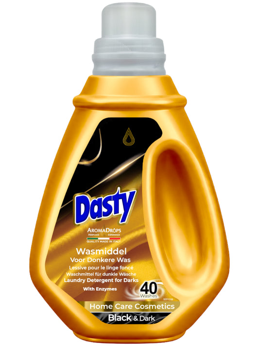 Dasty Black & Dark Flüssigwaschmittel – Schwarze & dunkle Wäsche – 1,5 Liter – 40 Waschladungen