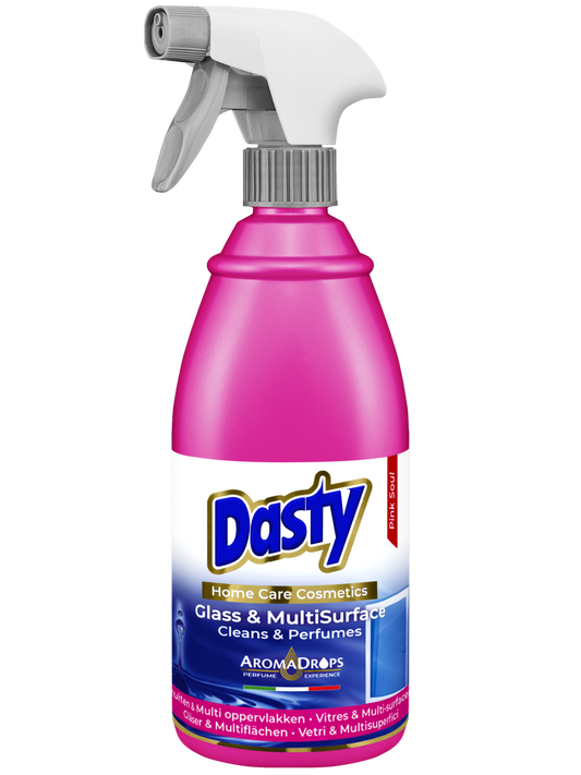 Dasty Limpiacristales Rosa 700ml – Spray para Vidrios y Superficies Múltiples