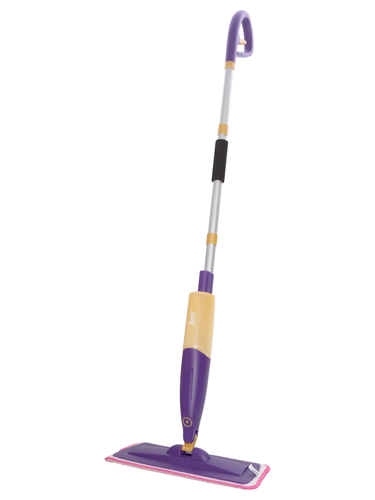 Dasty Spraymop avec système de pulvérisation – Serpillière et balai sans seau – Tête de balai rotative – 42 cm