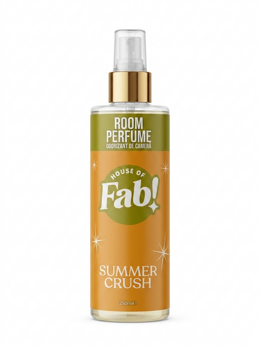 Fabulosa Summer Crush Room Perfume – Perfumy do pomieszczeń z letnim zapachem – Odświeżacz powietrza do salonu, toalety i sypialni