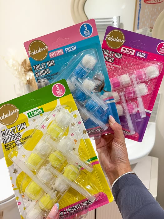 Fabulosa Toiletblokken – 3 stuks - Lemon - Frisse Geur & Bescherming tegen Kalkaanslag