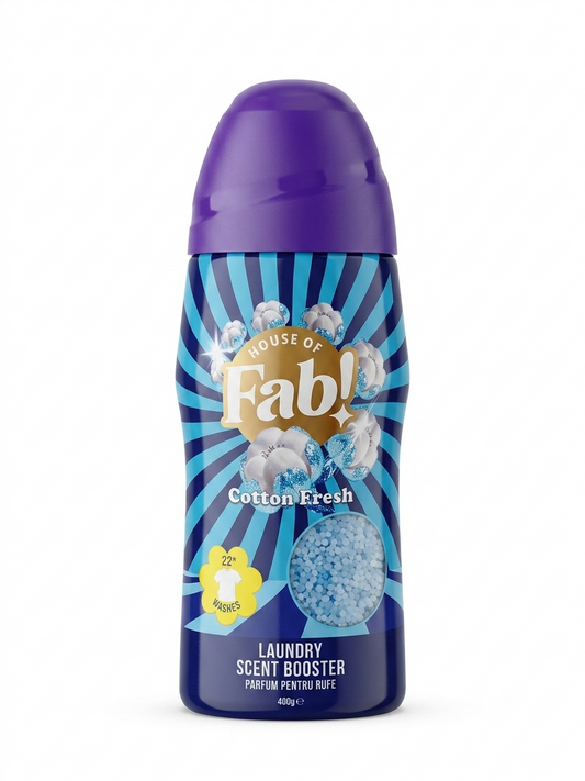 Fabulosa Cotton Fresh Wasparels 400g – Perły zapachowe do prania dla świeżości – Wzmacniacz zapachu do prania