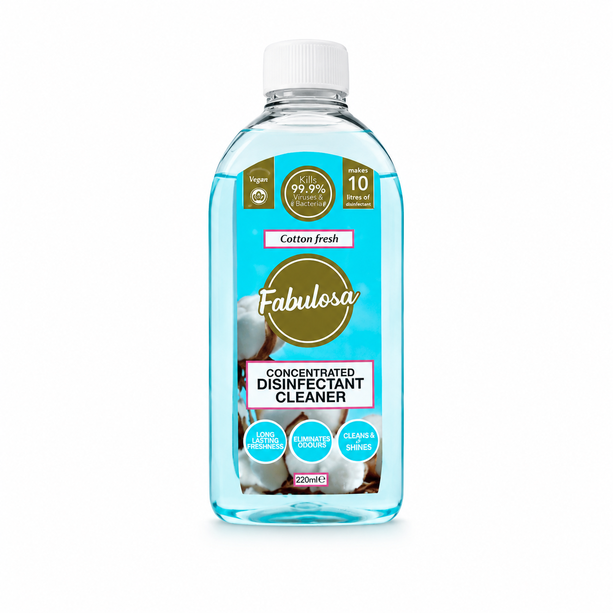 Fabulosa Cotton Fresh Konzentrierter Desinfektionsreiniger 220 ml