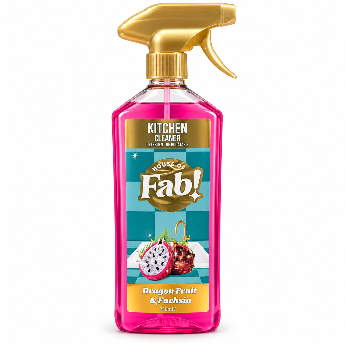 Fabulosa Küchenreiniger Dragon Fruit & Fuchsia 750ml – Küchenreiniger-Spray
