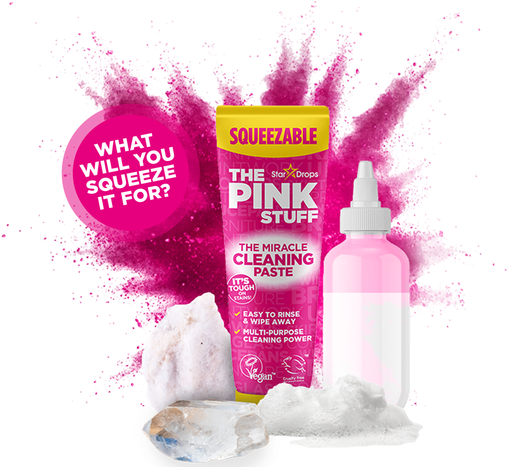 The Pink Stuff Squeezable Cleaning Paste 300g – De Viral TikTok Schoonmaak Hit (No Mess Tube) - ViralCleaning