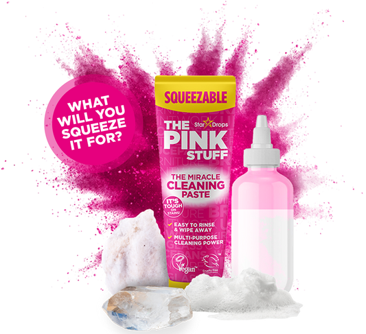 The Pink Stuff Squeezable Cleaning Paste 300g – De Viral TikTok Schoonmaak Hit (No Mess Tube) - ViralCleaning