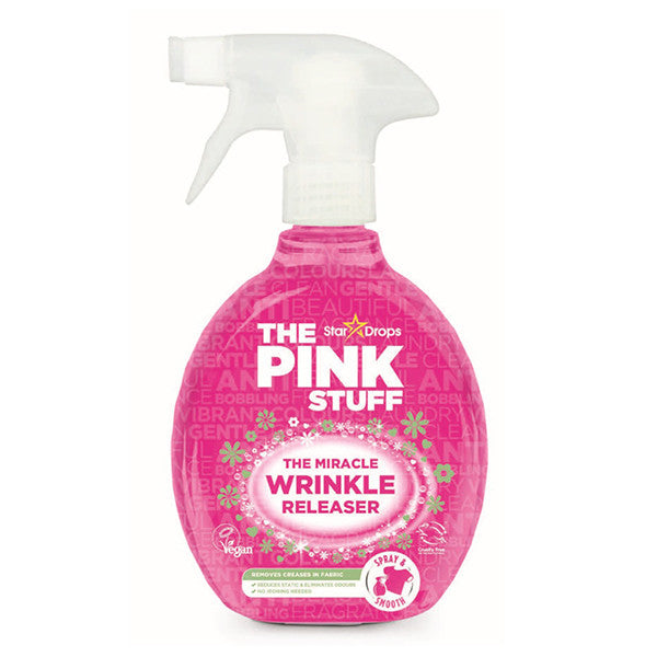 The Pink Stuff Wrinkle Releaser Spray 500ml – Anti Kreuk Spray – Strijkspray – Kleding Verfrisser