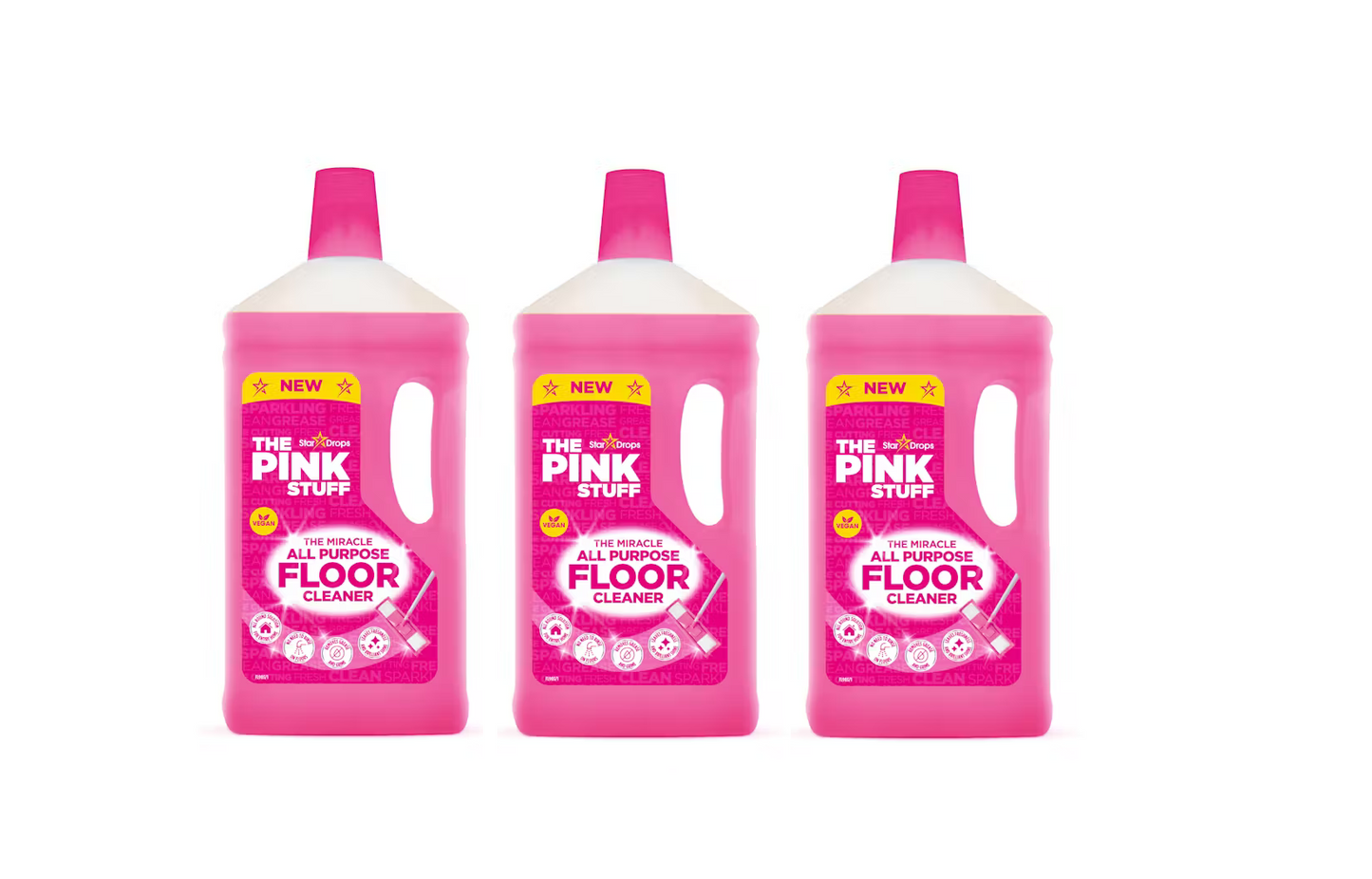 The Pink Stuff Vloerreiniger 1 liter - 3 pack