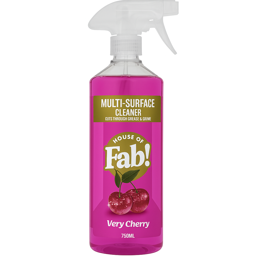 Spray Multi-Usage Fabulosa Very Cherry 750ml - Édition Limitée