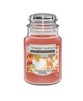 Yankee Candle Home Inspiration Bougie parfumée – Feuilles de cuivre - Parfum chaud d'automne