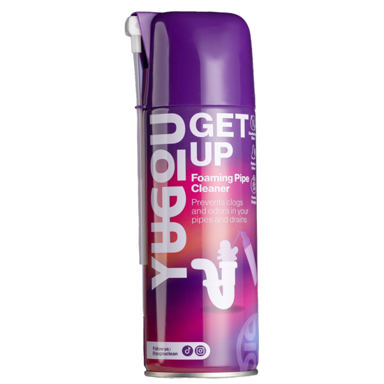 YUGOU Get Up Foaming Pipe Cleaner 450 ml – Snelle Ontstopping & Diep Reinigend schuim voor afvoeren