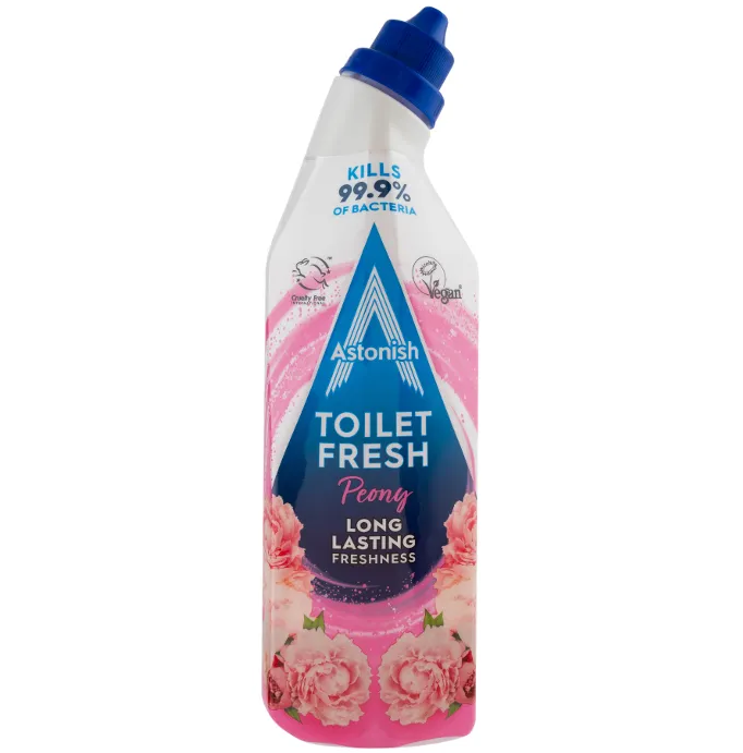 Astonish Pink Peony Żel do toalety 750ml Cytrynowo-świeży środek do czyszczenia toalety