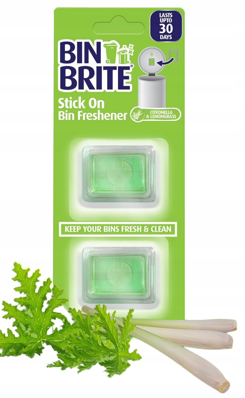 Vuilnisbakverfrisser – Citronella & Limoengras | Stick-On | Tot 30 Dagen Frisheid