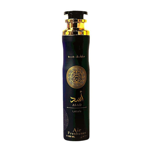 Lattafa ASAD Home Fragrance Spray 300ml – Warmte, Kracht & Karakter