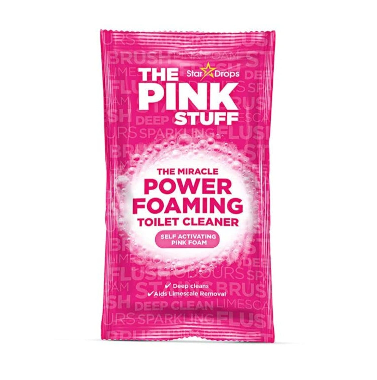 The Pink Stuff | Cudowny pieniący się proszek do toalety | Proszek do czyszczenia toalety | 1 x 100 gram