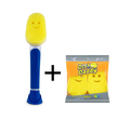 Scrub Daddy Brosse à vaisselle - Incl. 2 éponges supplémentaires - Bleu